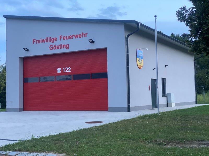 Feuerwehrhaus Beschriftung - Wappen